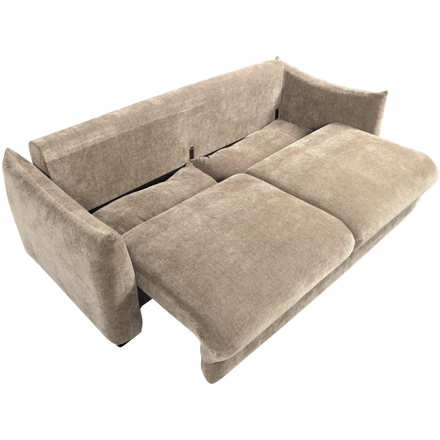 3-vietė miegamoji sofa JONNE, šenilis, natūrali