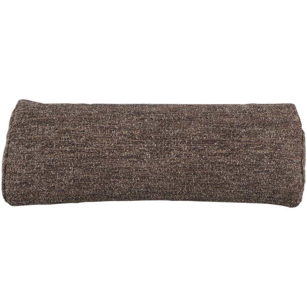 Pusapvalė sofa BATAVIER, 4-vietė, ruda melanžas