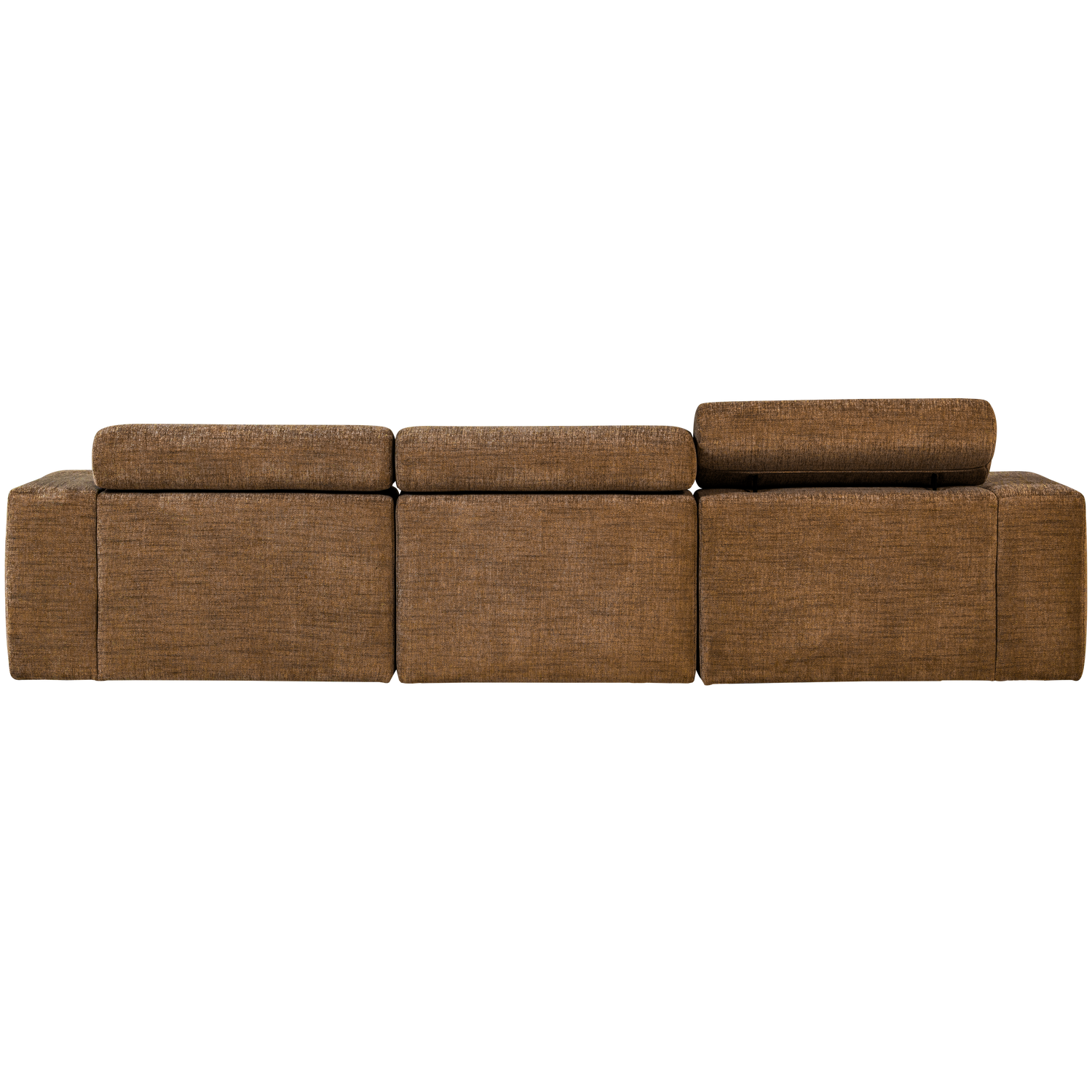 Šezlongo sofa NOVI, dešinė pusė, karamelės ruda melanžas