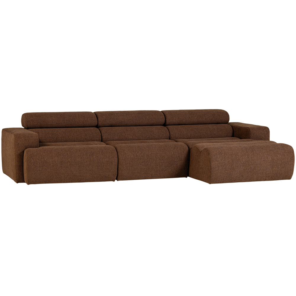 Kampinė sofa NOVI dešininė, boucle, mokos