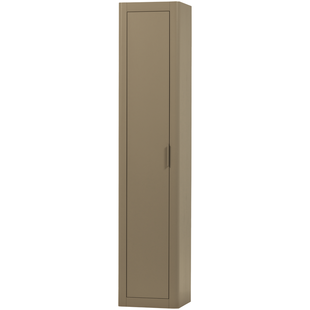 Siaura aukšta spinta GUNNAR, pušis, purvo spalva