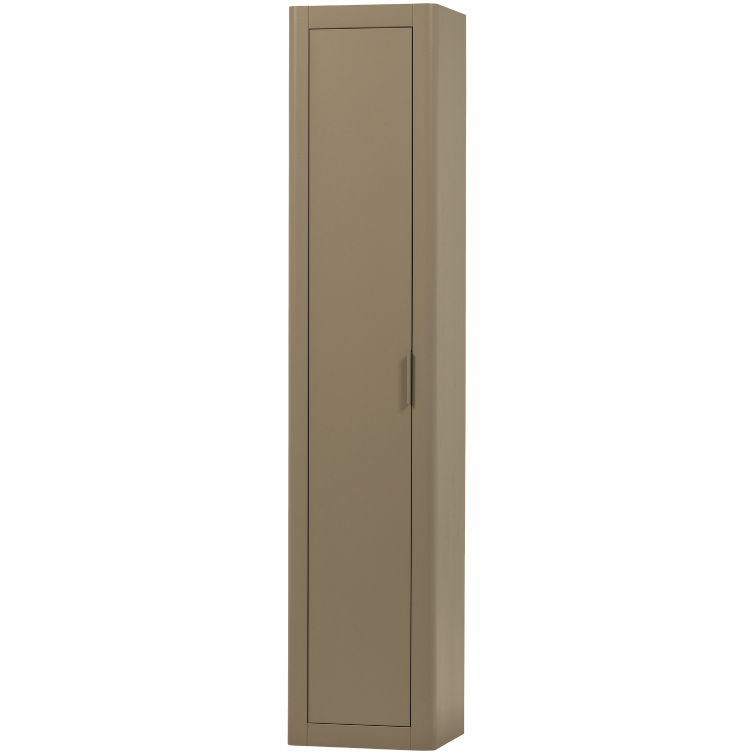 Siaura aukšta spinta GUNNAR, pušis, purvo spalva