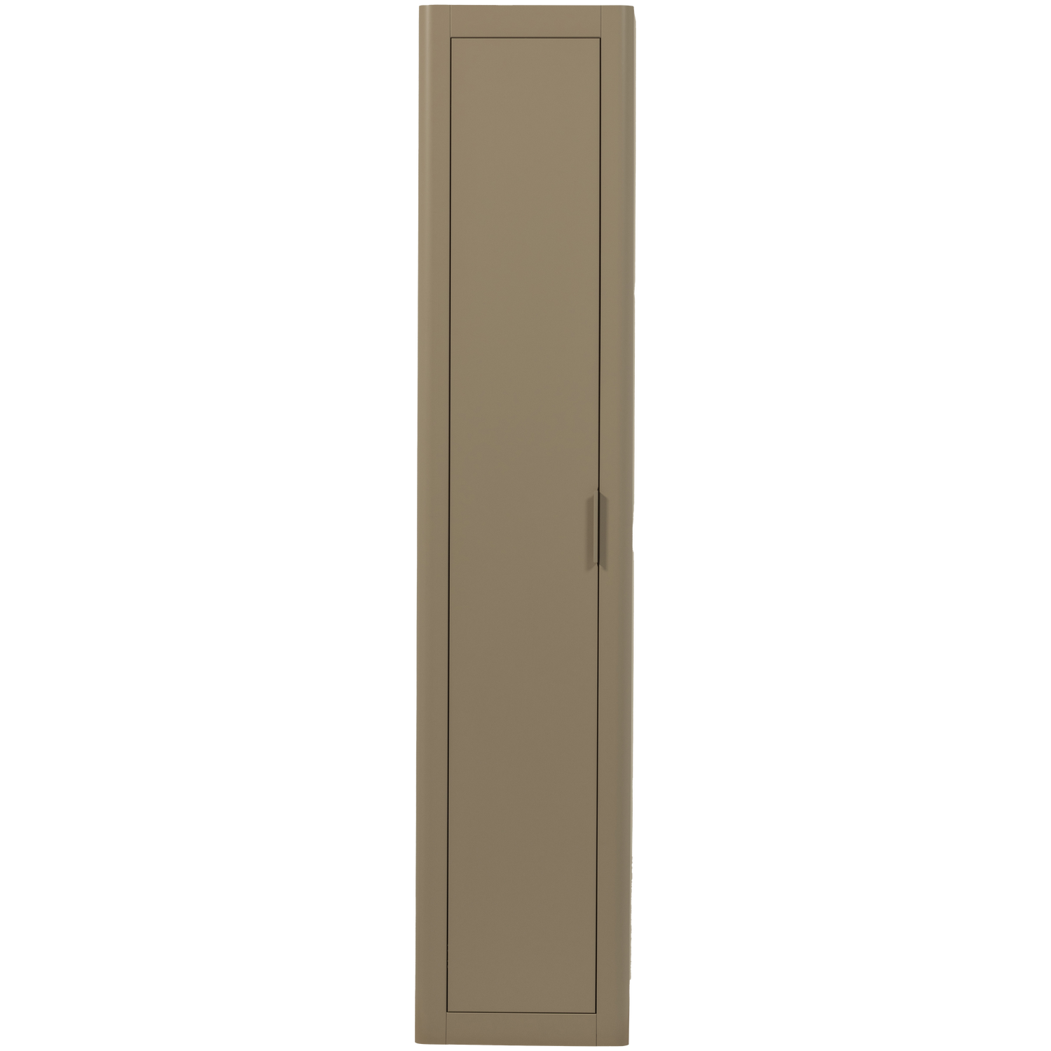 Siaura aukšta spinta GUNNAR, pušis, purvo spalva