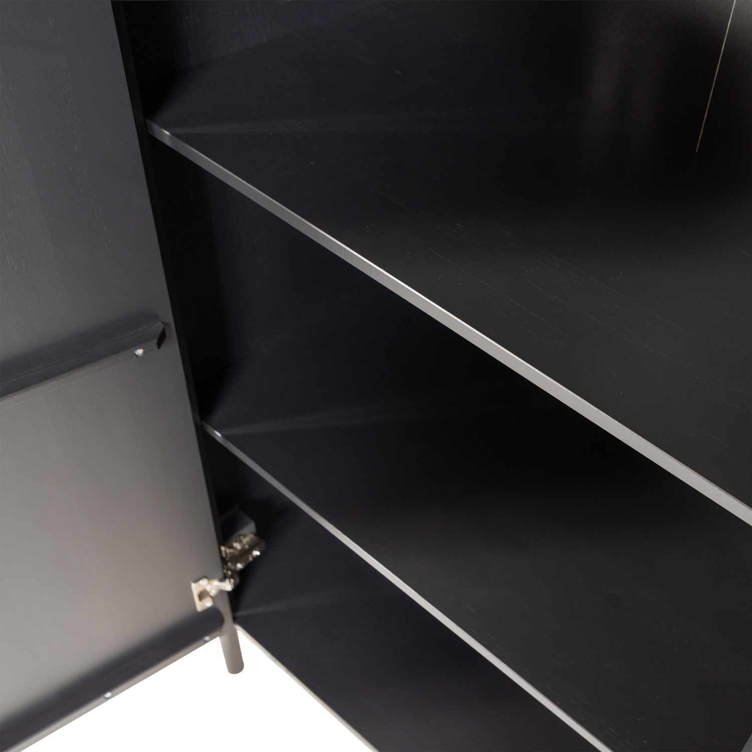 Komoda GUNNAR, pušis, matinė juoda