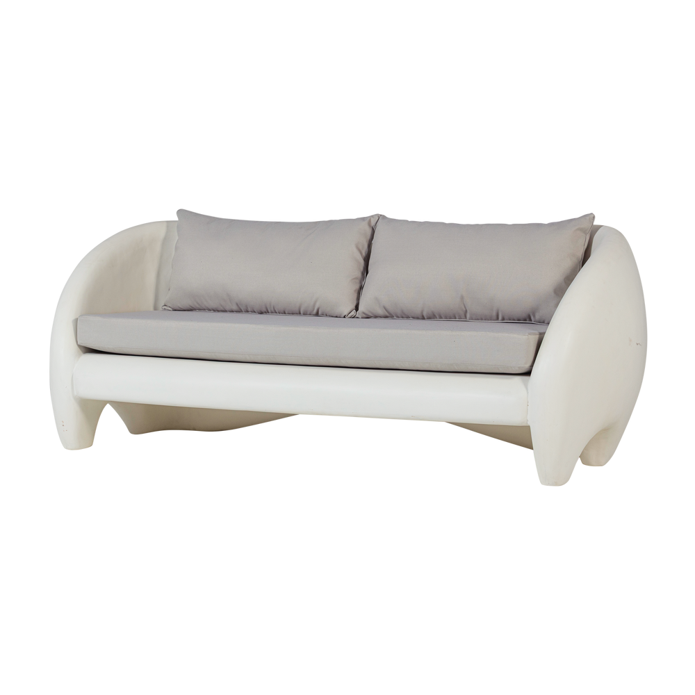 Sodo poilsio sofa VIALE 2-vietė FRP natūralus