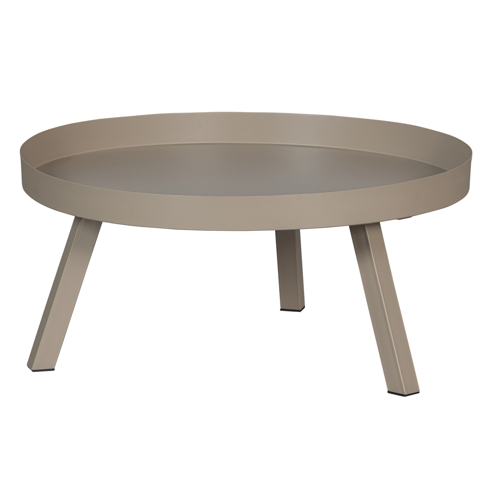 Sodo šoninis staliukas SUNNY, Ø68 cm metalas mist