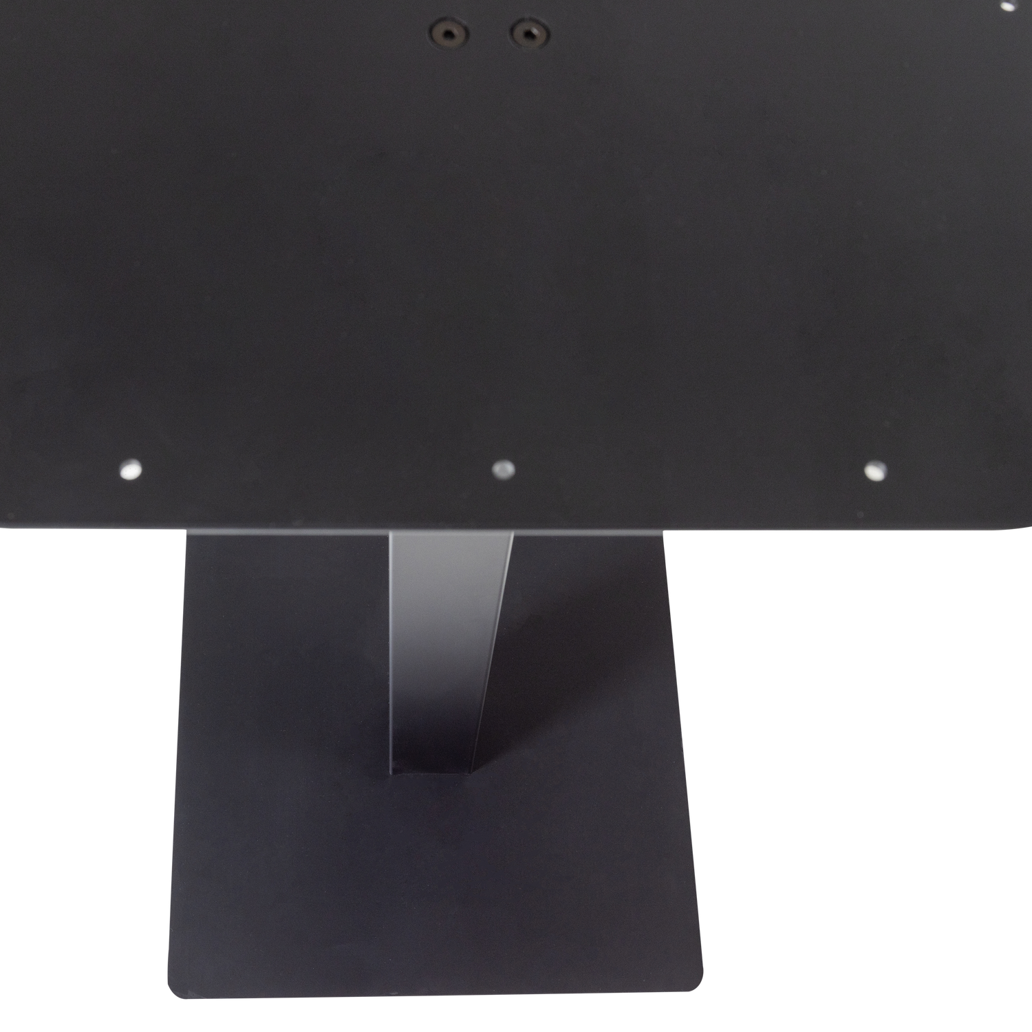 Baro stalo kojų rėmas BISTRO, kvadratinis metalas juodas 105 cm