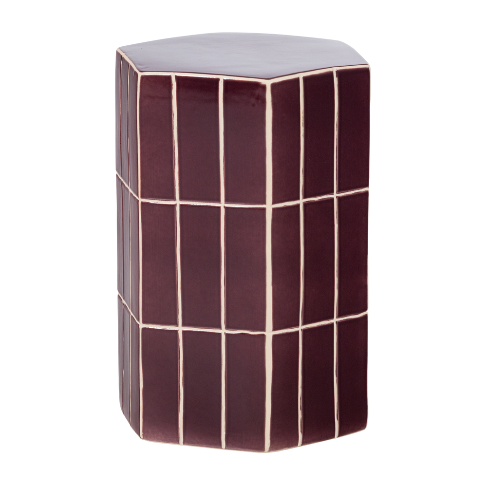 Šoninis staliukas PLU, keramika violetinis
