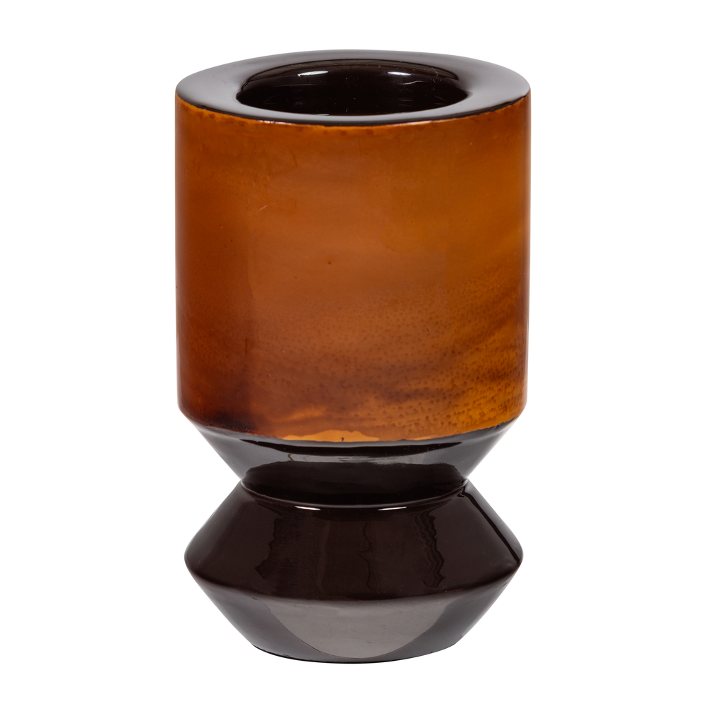 Žvakidė KIVA 20x12 cm metalas ruda