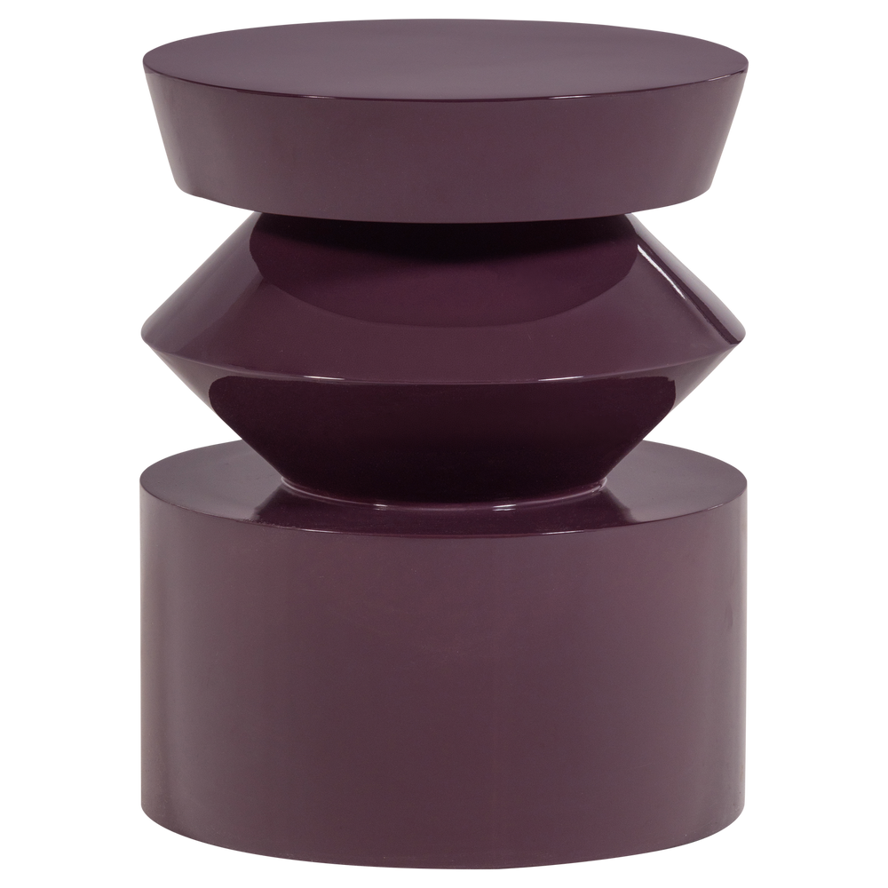Šoninis staliukas AUREN, violetinis/rudas