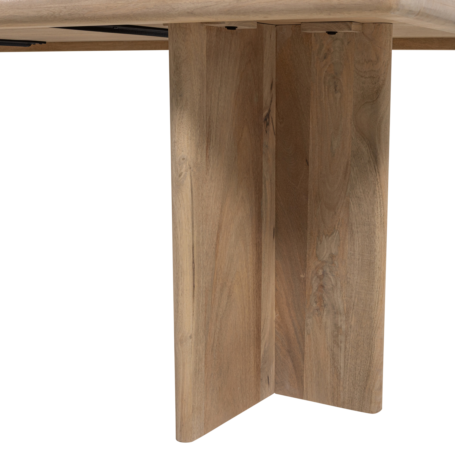 Valgomojo stalas ATO 180x90 cm, mango mediena natūralus