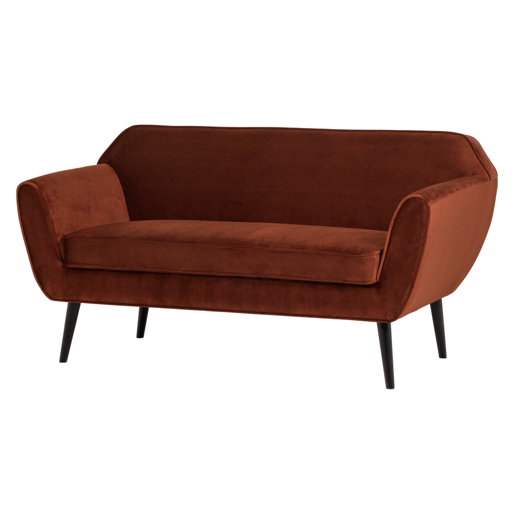 Sofa ROCCO 150 cm, veliūras rūdžių ruda