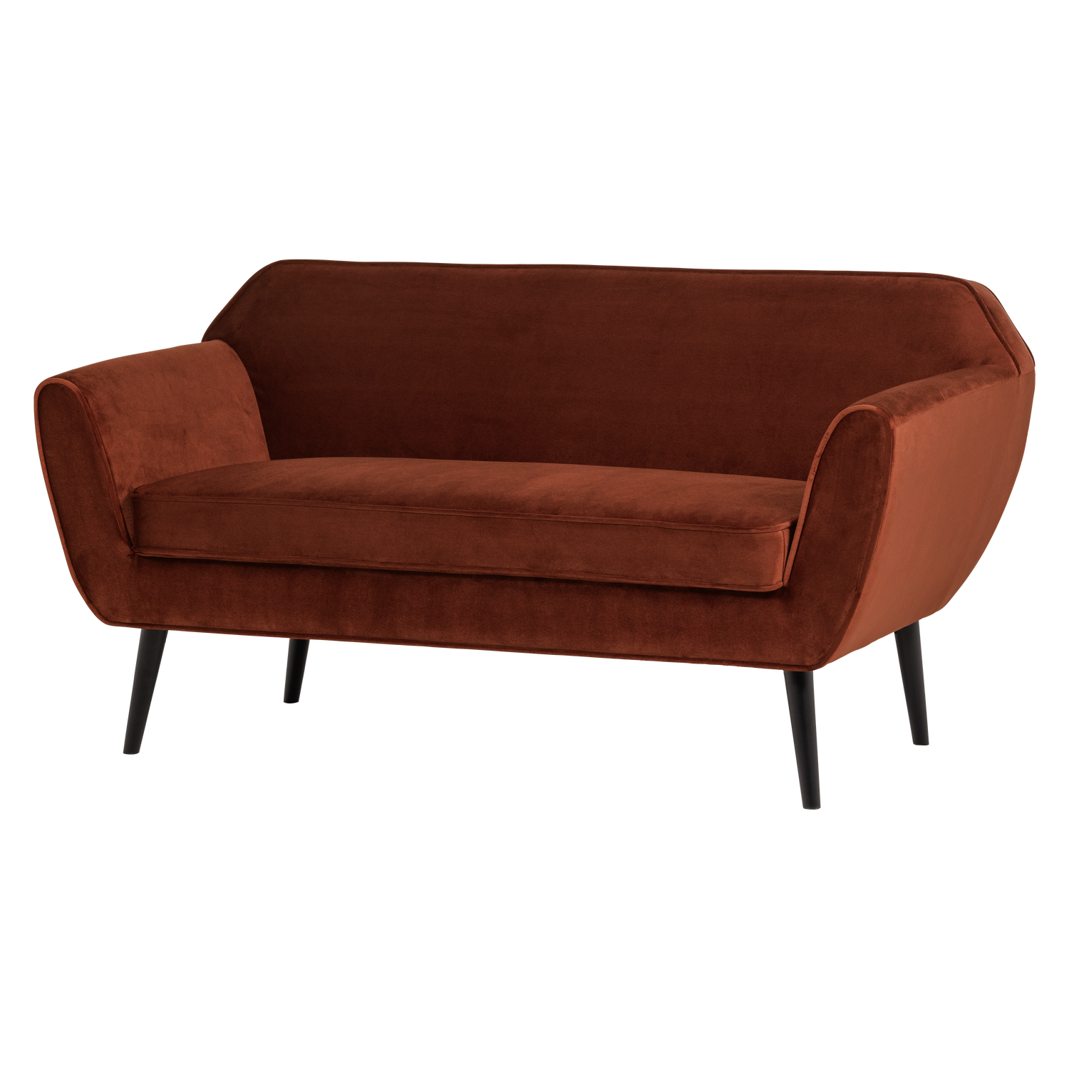 Sofa ROCCO 150 cm, veliūras rūdžių ruda