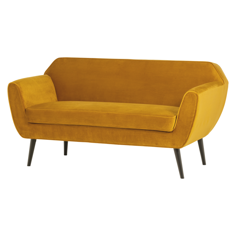 Sofa ROCCO 150 cm, veliūras ochros geltona