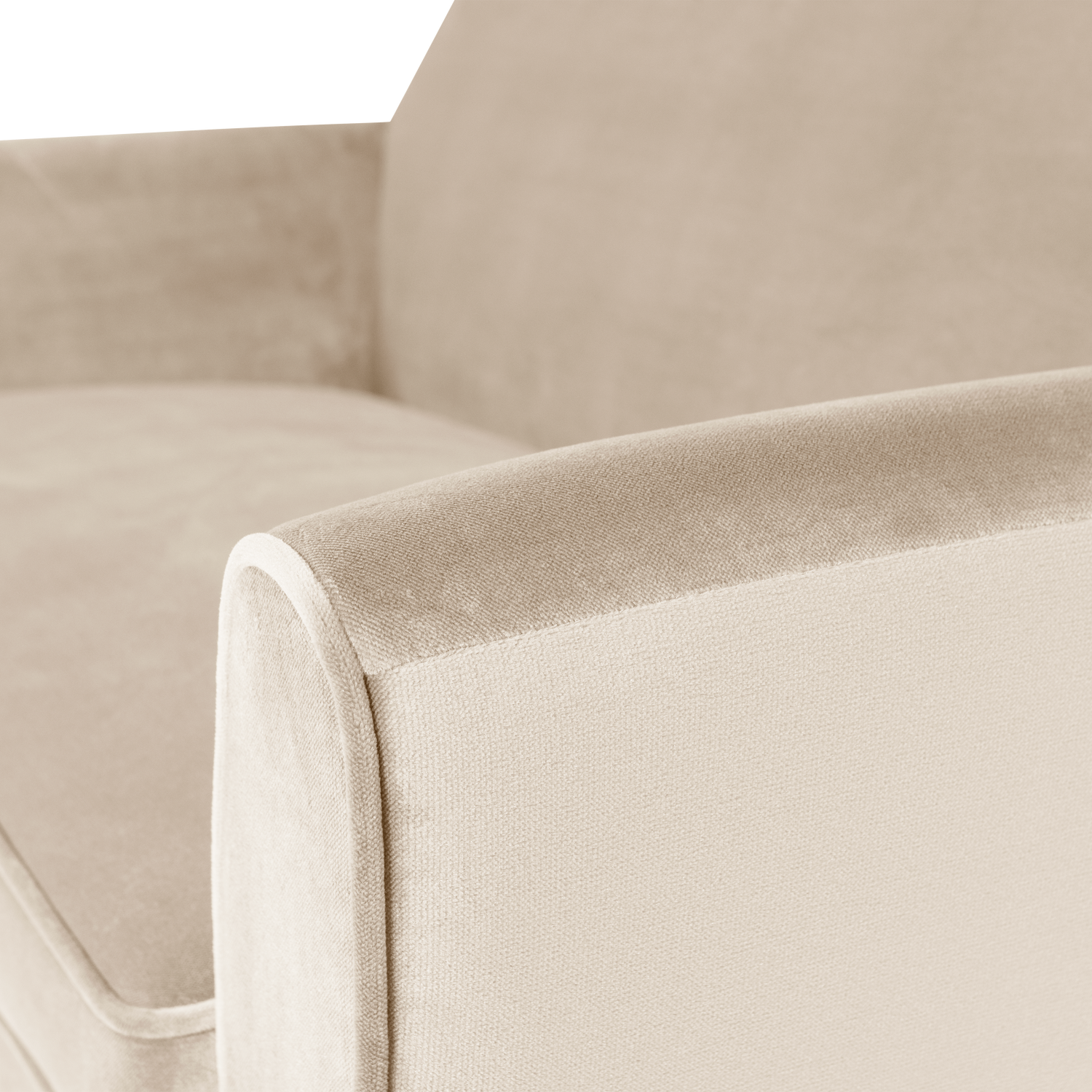 Sofa ROCCO 150 cm, veliūras baltas