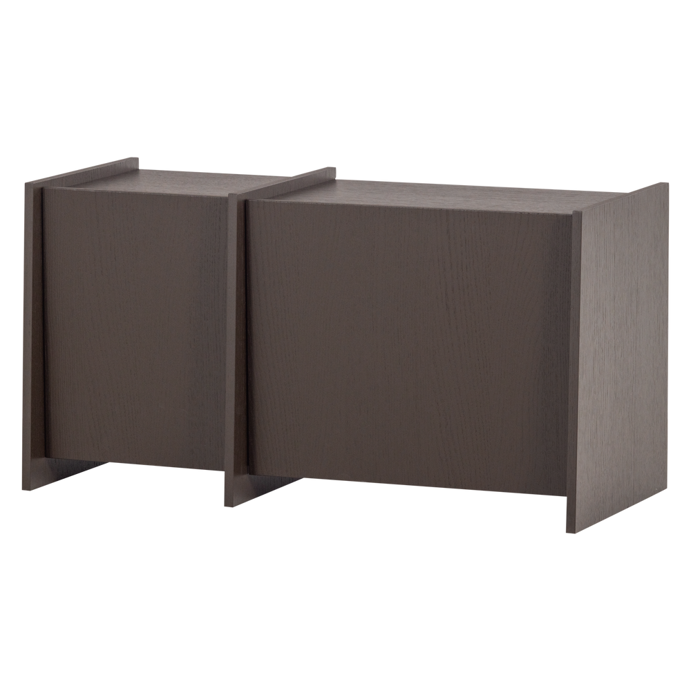 TV spintelė BROCK 102 cm uosis fanera vidutinė ruda
