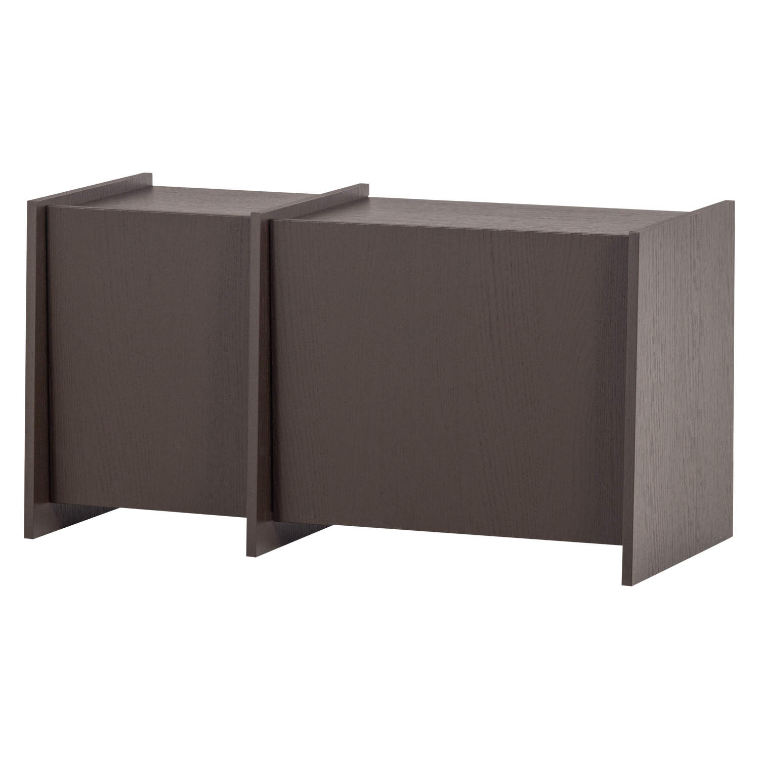 TV spintelė BROCK 102 cm uosis fanera vidutinė ruda