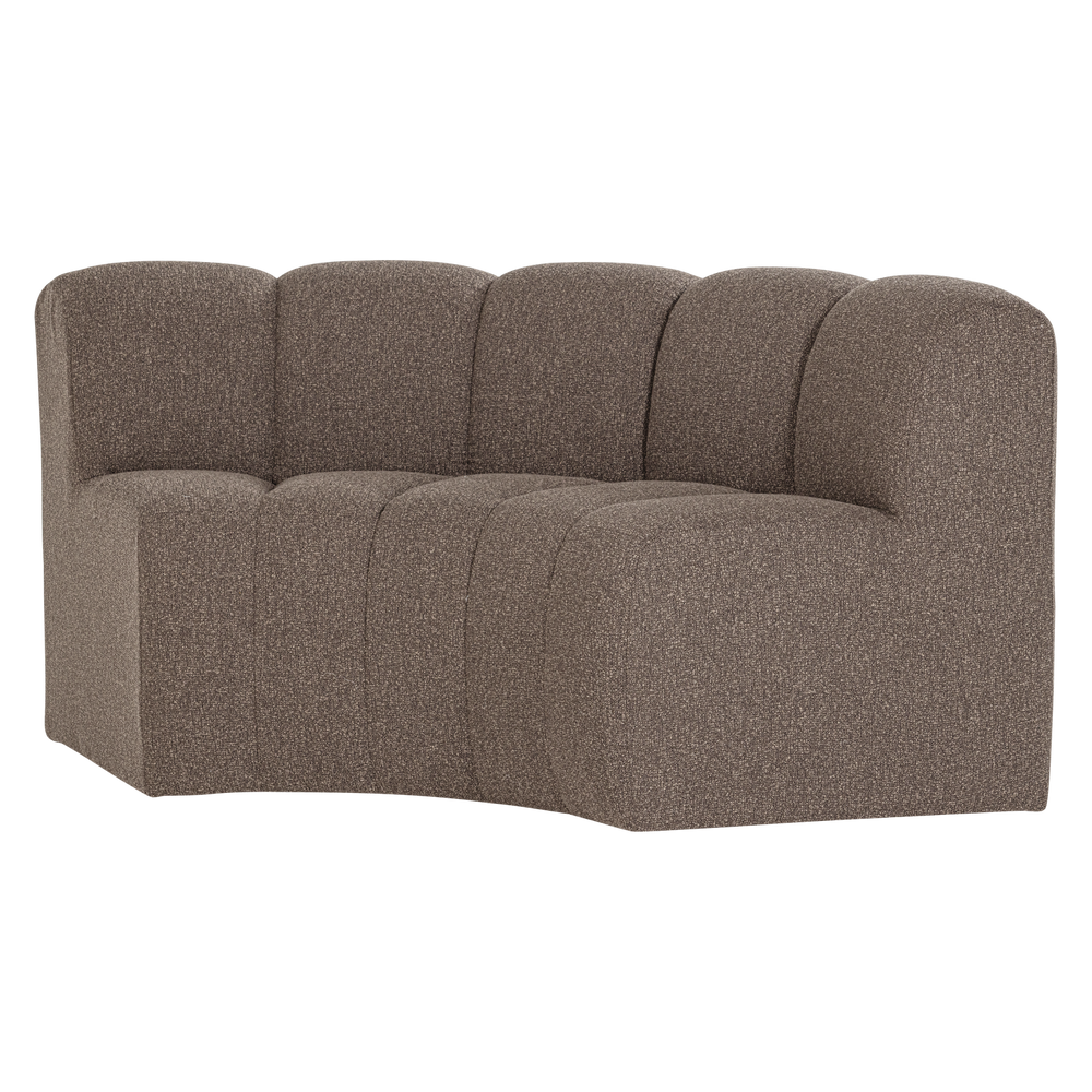 Valgomojo suolas MOJO 152 cm su atloše, bouclé ruda