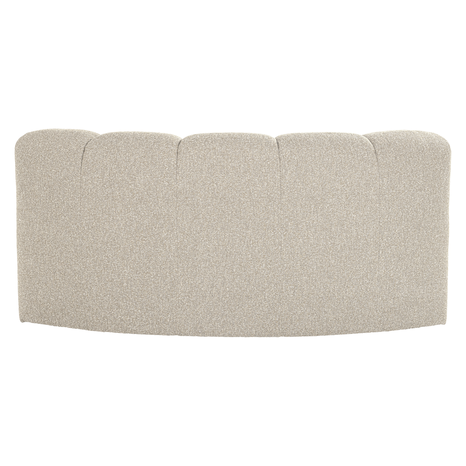 Valgomojo suolas MOJO 152 cm su atloše, bouclé bežinis