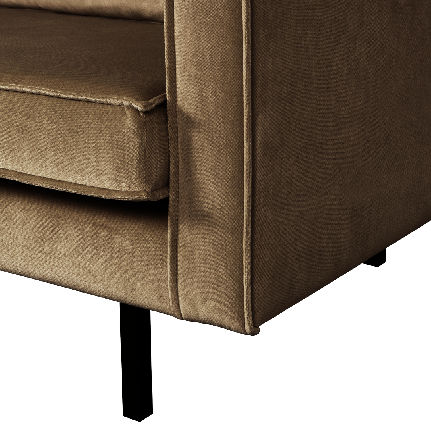 Sofa RODEO 2-vietė, aksominis taupe