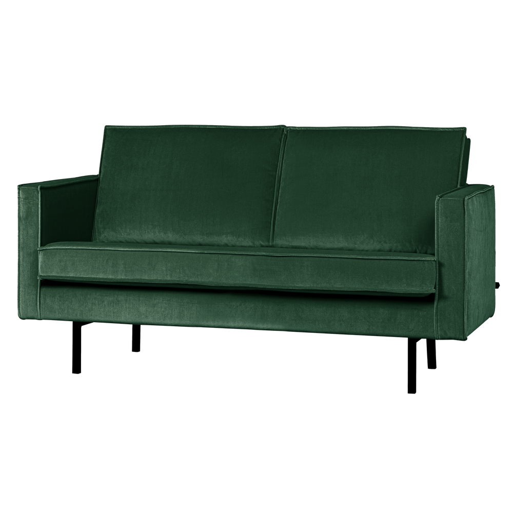 Sofa RODEO 2-vietė, aksominis miško žalia