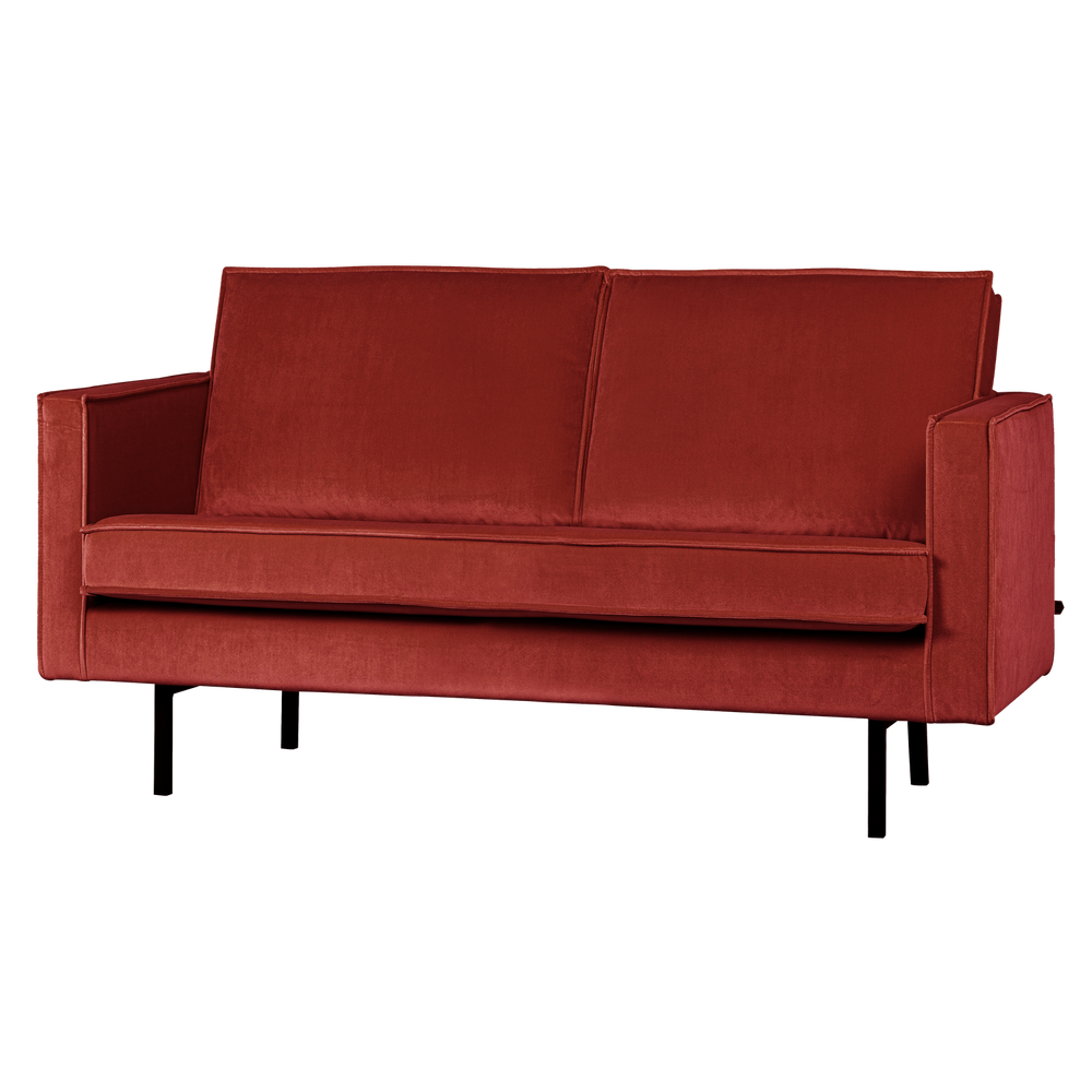 Sofa RODEO 2-vietė, aksominis kaštonų ruda