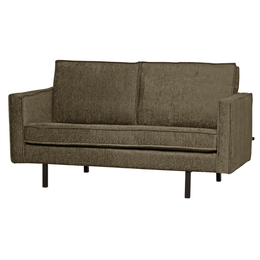 Sofa RODEO 2-vietė, struktūrinis aksominis bonsai žalia