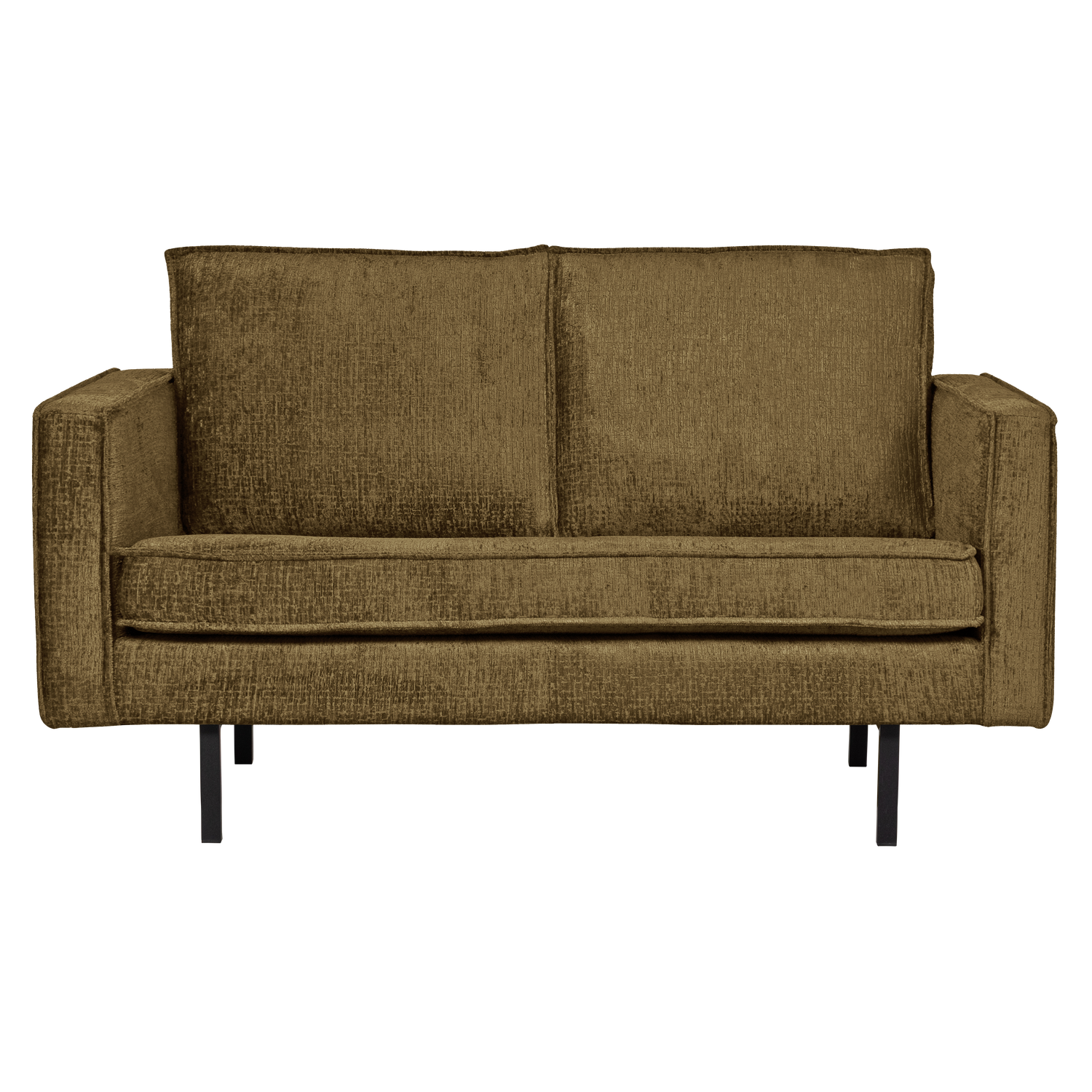 Sofa RODEO 2-vietė, struktūrinis aksominis brass