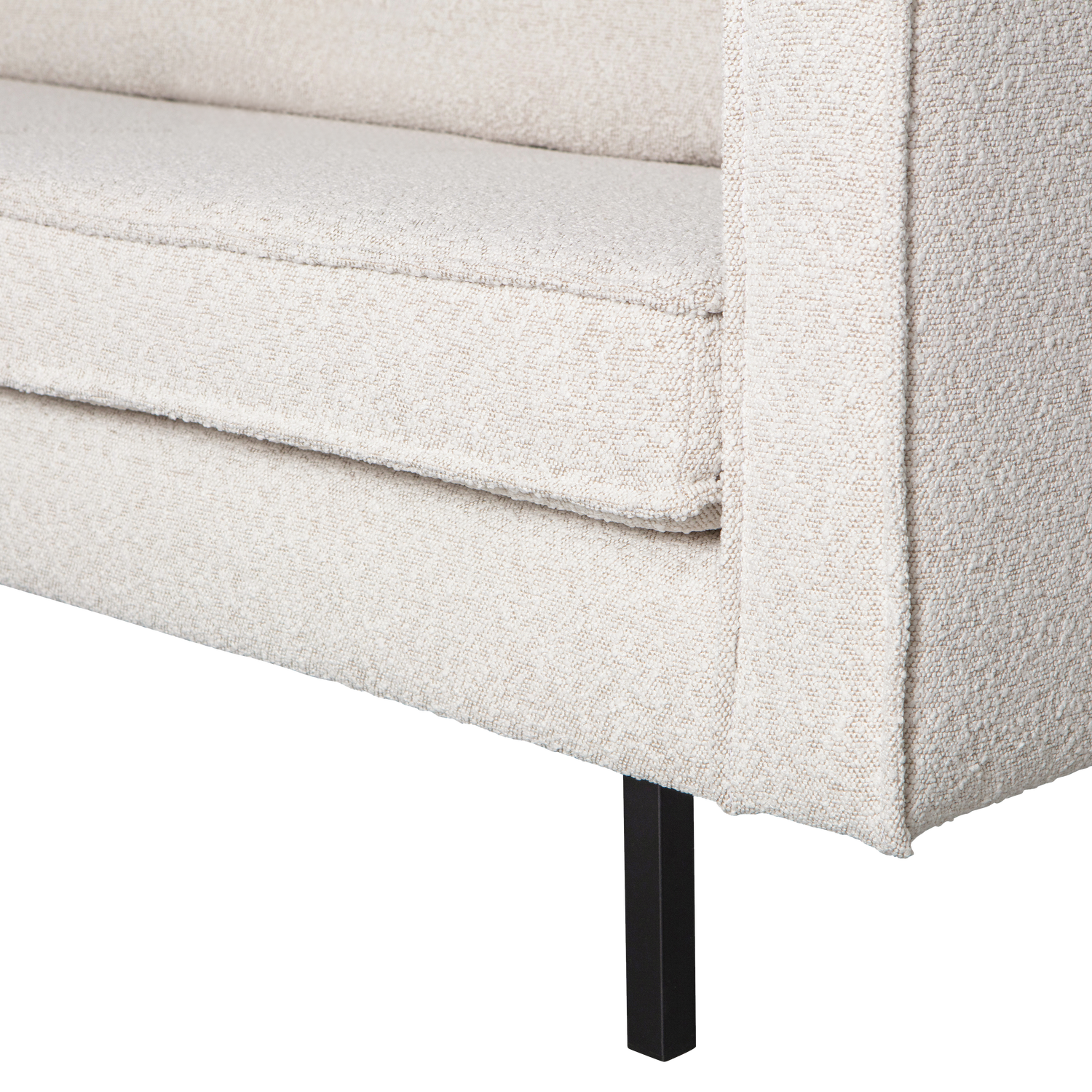Sofa RODEO 2-vietė, bouclé natūrali