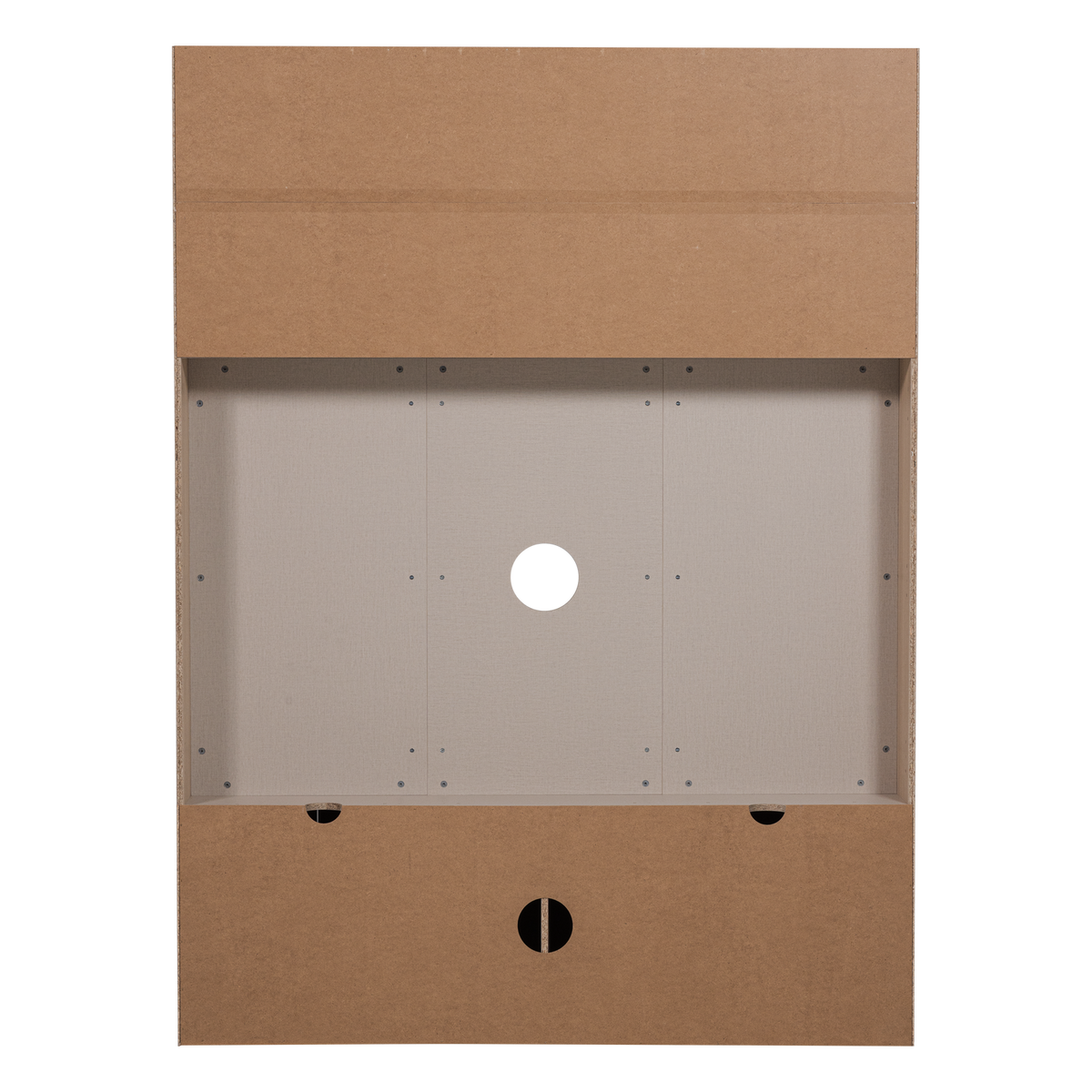 Spintos BUILD TV 160 cm vaizdas iš galo