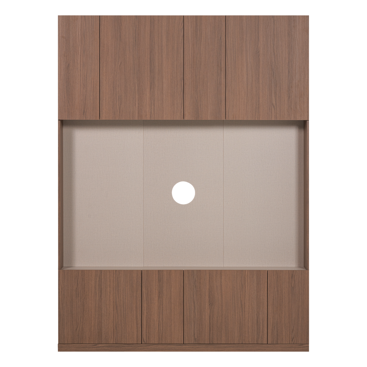 Spinta BUILD TV 160 cm iš priekio, rudas ąžuolas