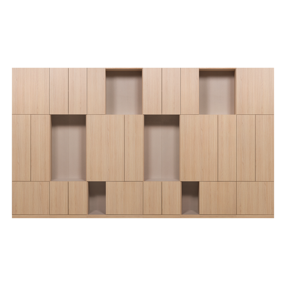 Pakabinama spintelė BUILD 376 cm, natūralus ąžuolas