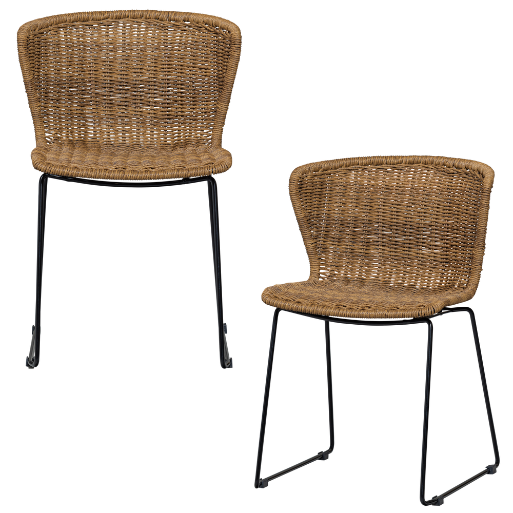 SET V 2 - WINGS GARDEN CHAIR ROPE NATURAL