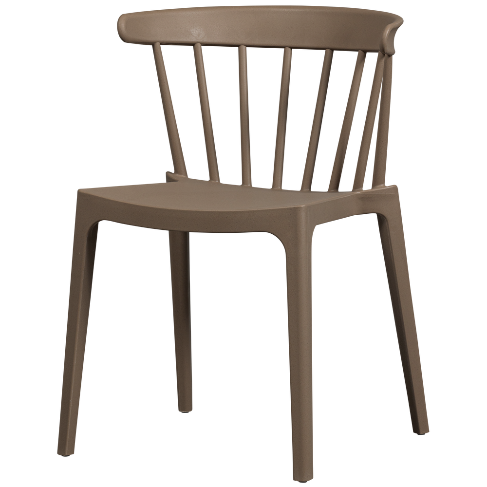 BLISS GARDEN CHAIR WITH BARS COFFEE FIBER BROWN MELANGE