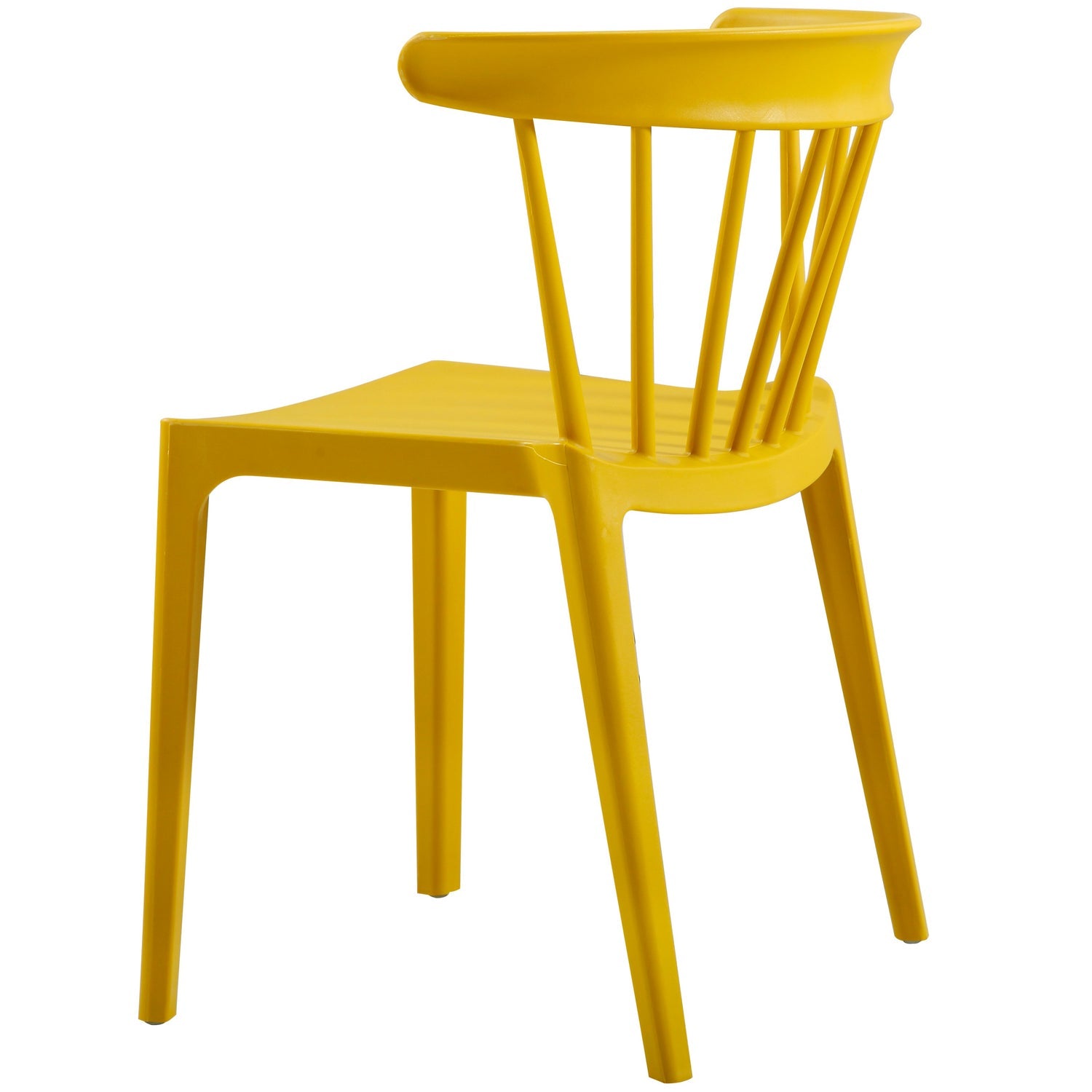 Lauko kėdė BLISS, plastikas, geltona