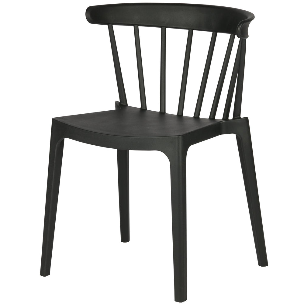 Lauko kėdė BLISS, plastikas, juoda