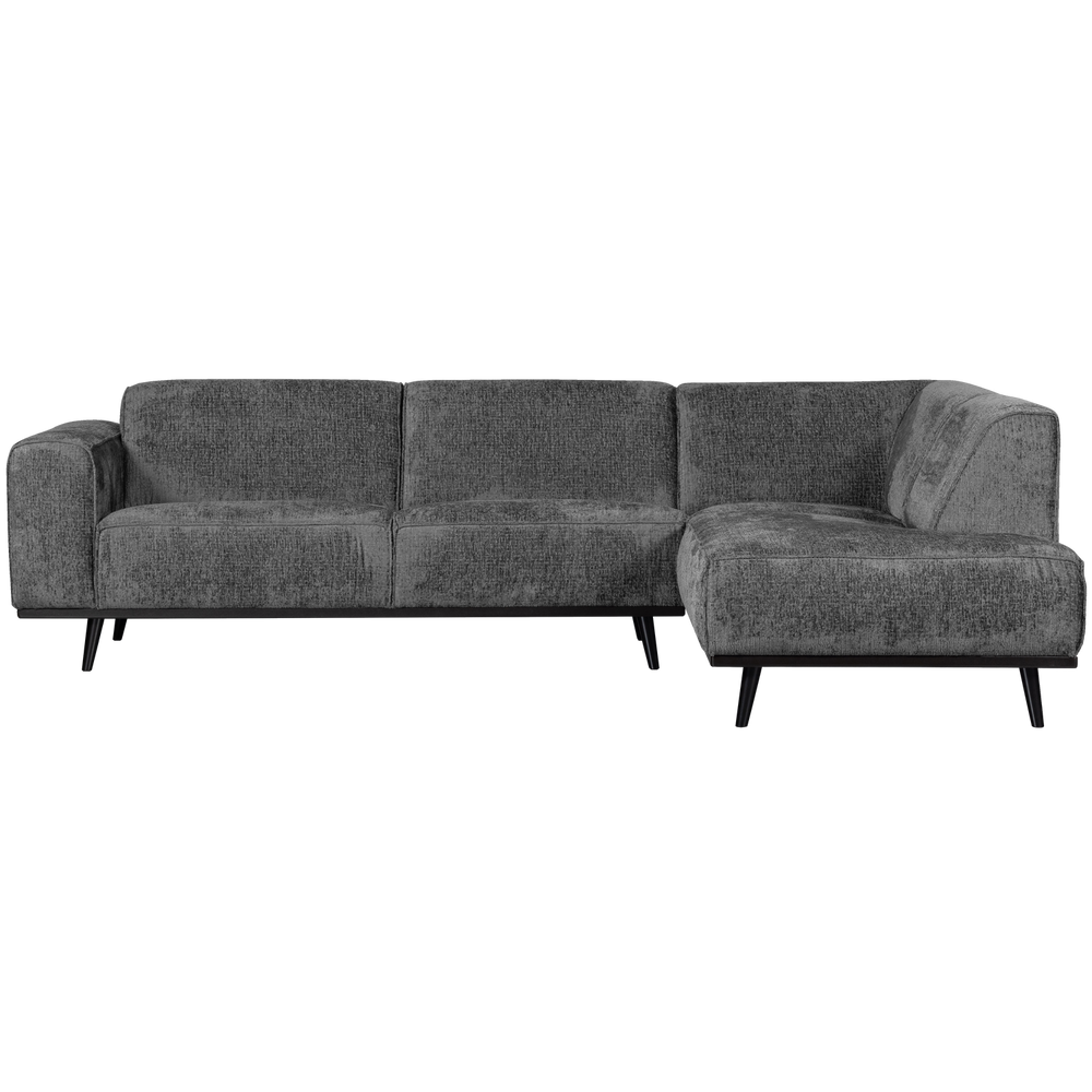 Kampinė sofa STATEMENT dešinioji, struktūrinis veliūras kalnų