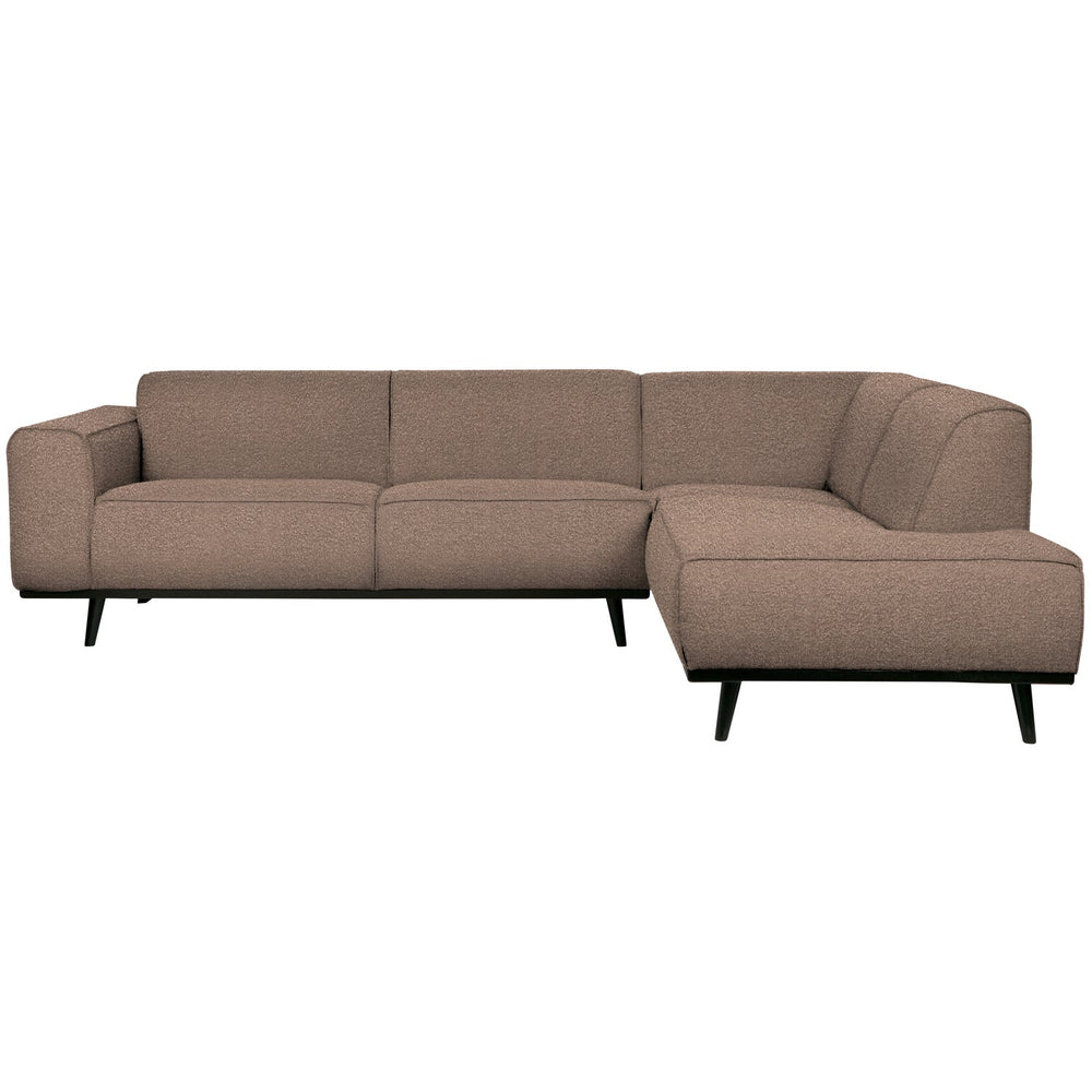 Kampinė sofa STATEMENT dešinioji, bouclé nugatas