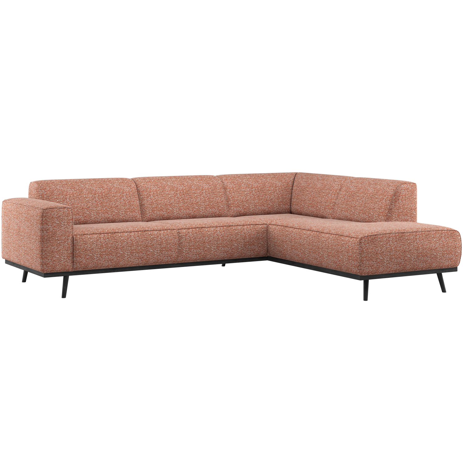 Kampinė sofa STATEMENT, dešinioji melanžas terra