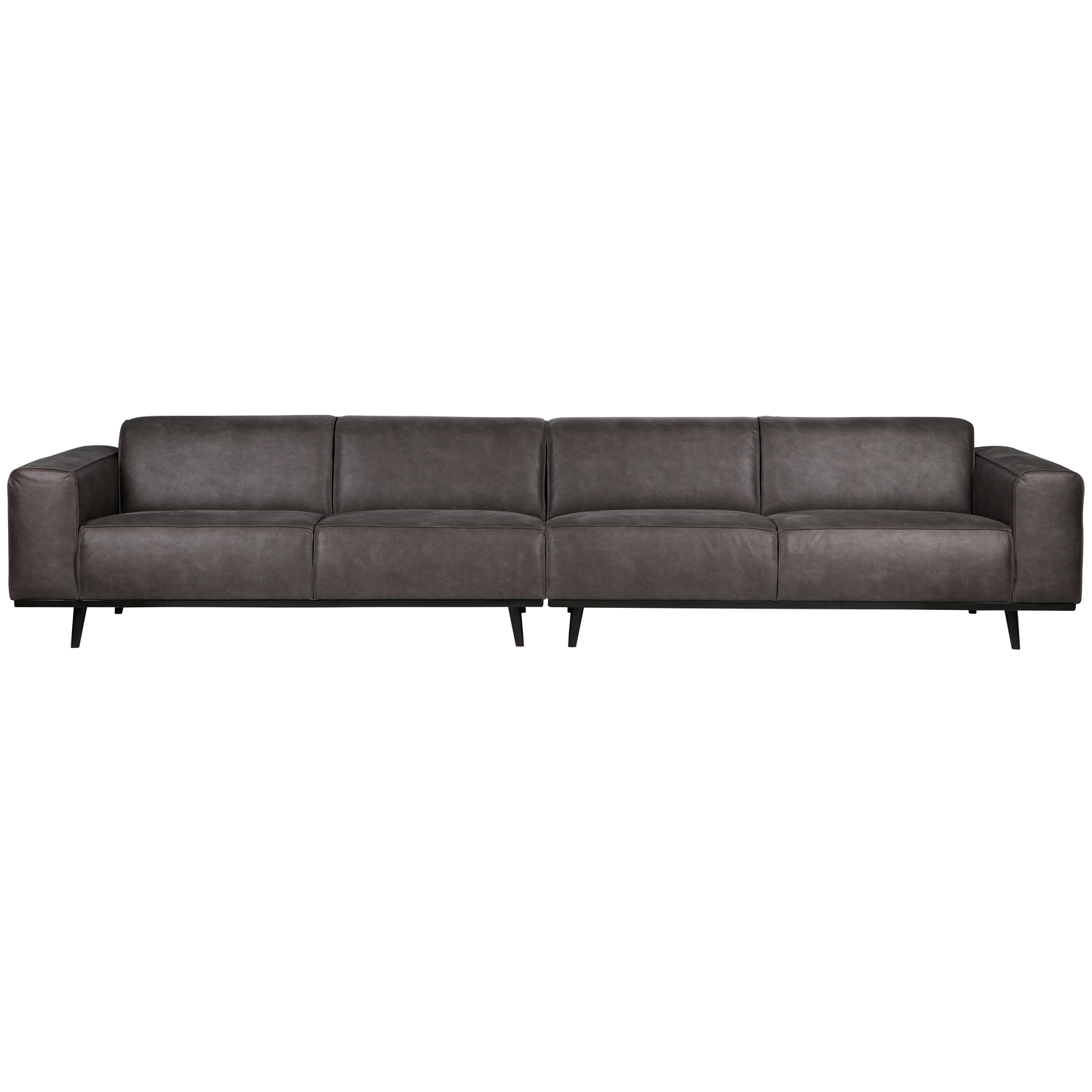 Sofa STATEMENT XL, dark grey eco-leather
