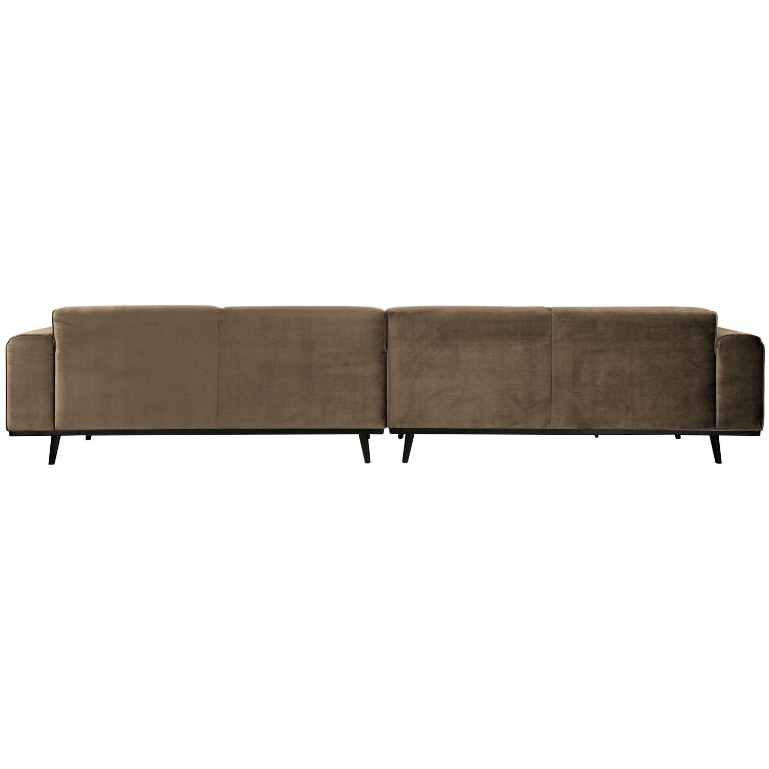 Sofa STATEMENT XL, grey-brown velvet