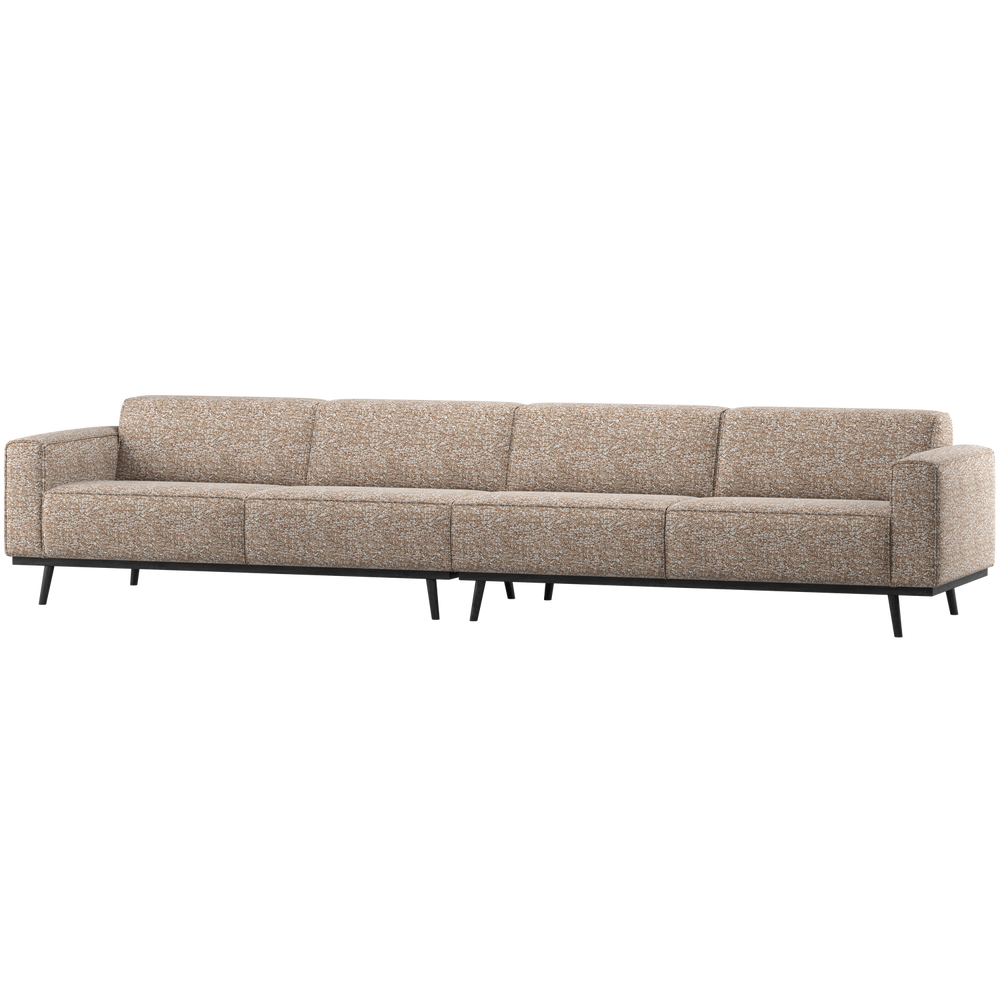 Sofa STATEMENT 4-vietė XL 372 cm melanžas šviesiai ruda