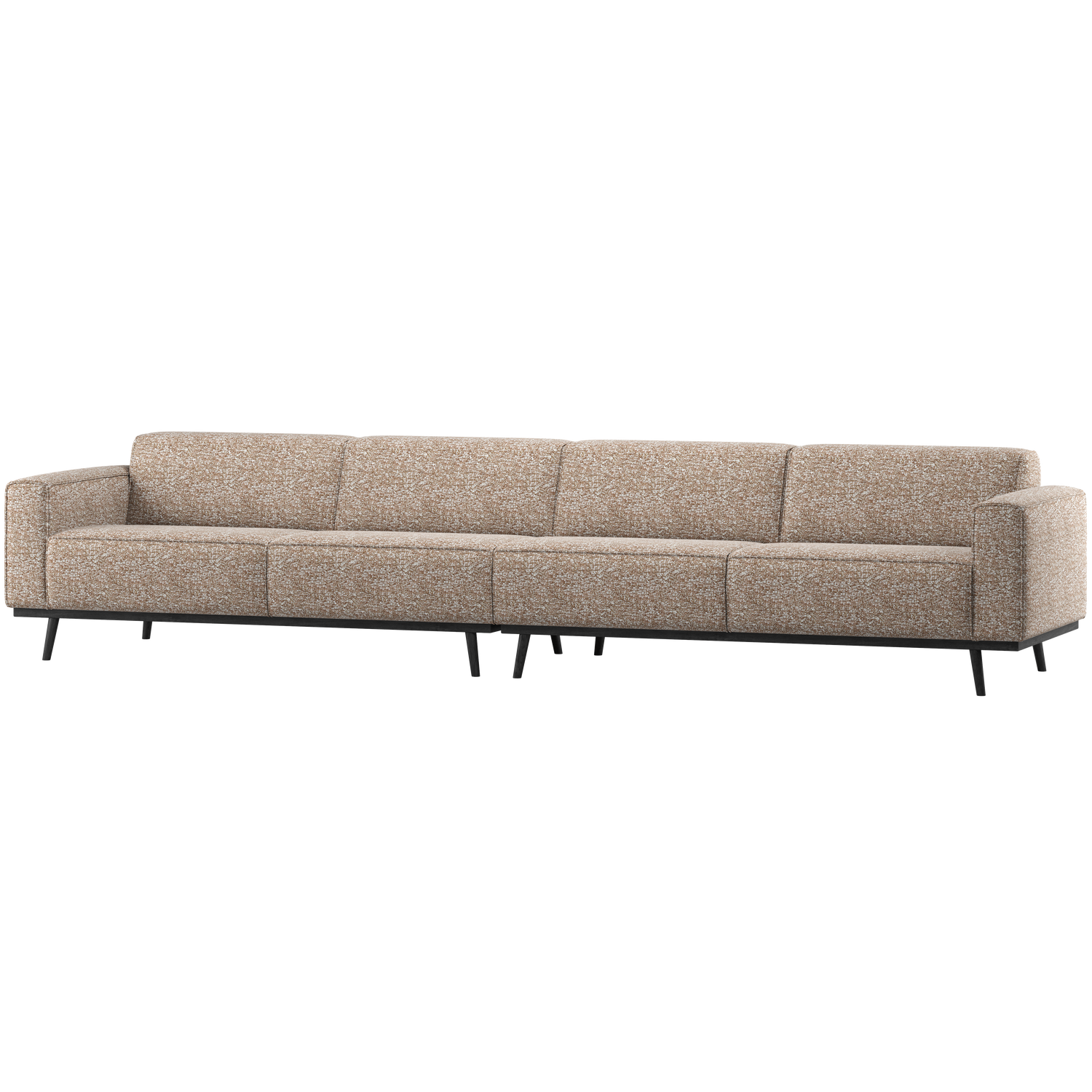 Sofa STATEMENT 4-vietė XL 372 cm melanžas šviesiai ruda