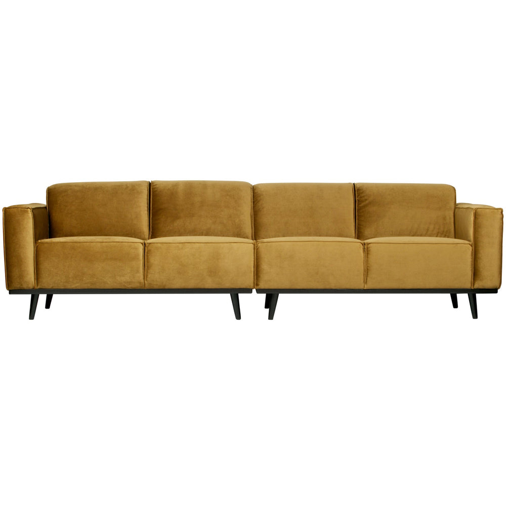 4-vietų 280 Cm STATEMENT SOFA VELVETAS, Medaus geltona