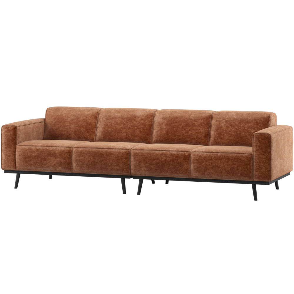 Sofa STATEMENT 4-vietė 280 cm šenilo veliūras terra
