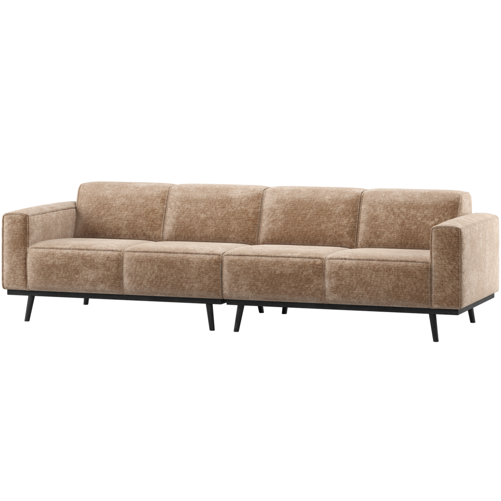 Sofa STATEMENT 4-vietė 280 cm šenilo veliūras taupe