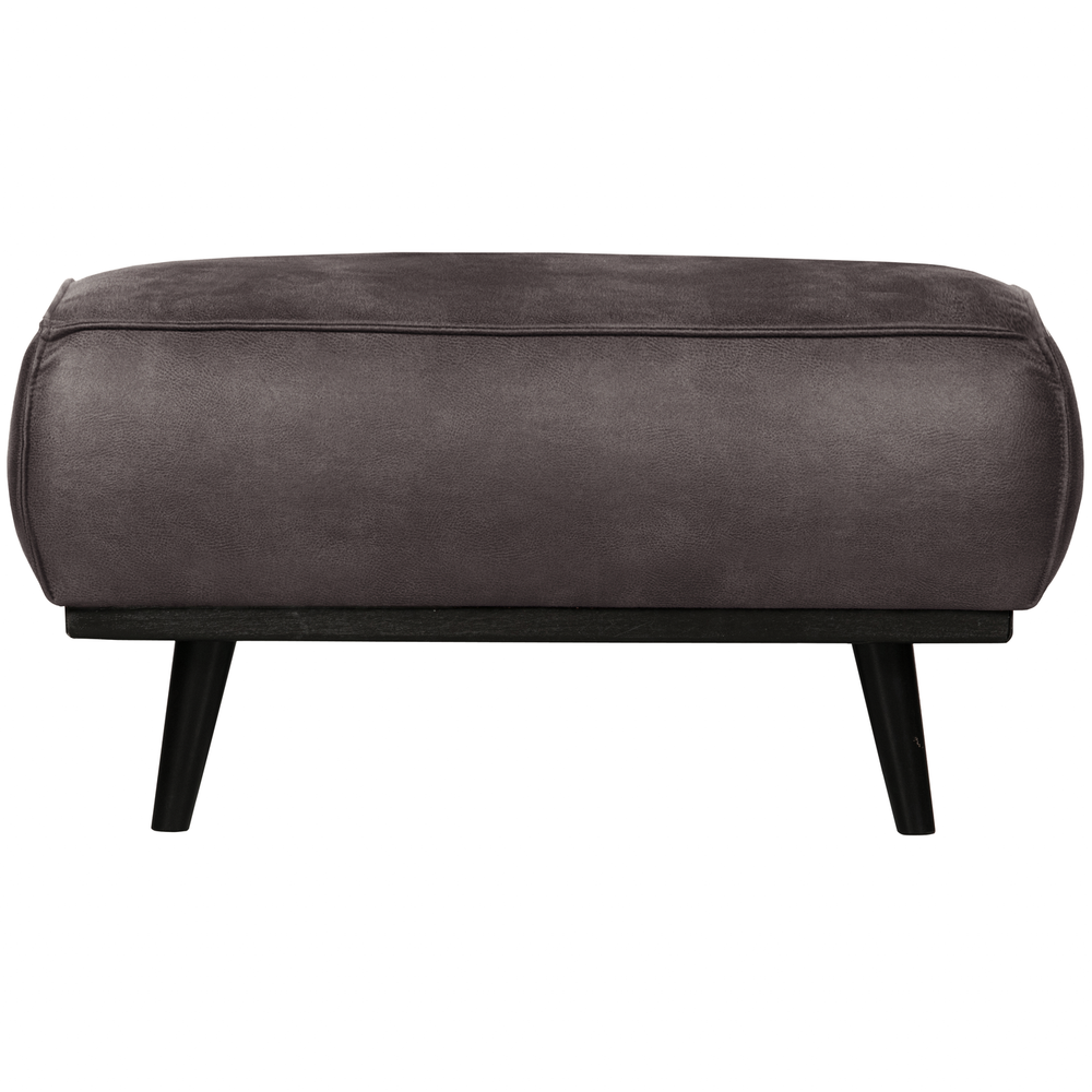 Pouf STATEMENT, dark grey eco-leather