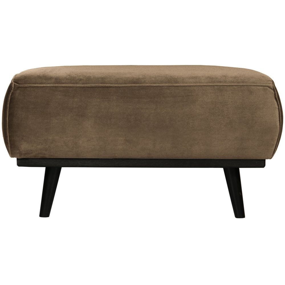 Pouf STATEMENT, taupe velour