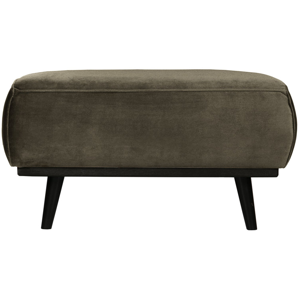 Pouf STATEMENT, warm green velvet