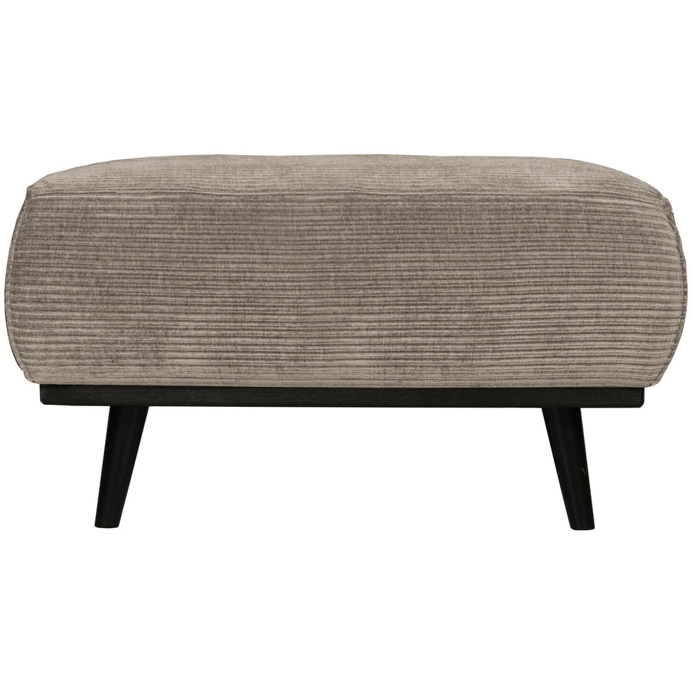 STATEMENT pouffe, ribbed Clay